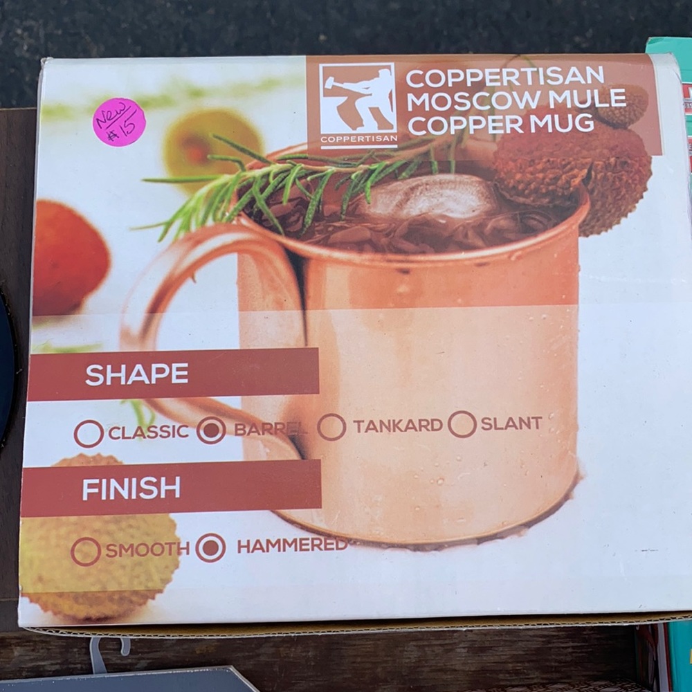 Copper mug set